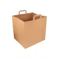 Sacs à pizza kraft 36+31x36cm  110gr/m2